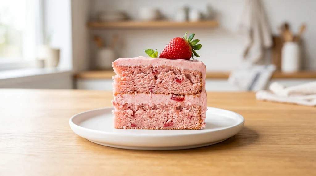 Strawberry Cake from Scratch